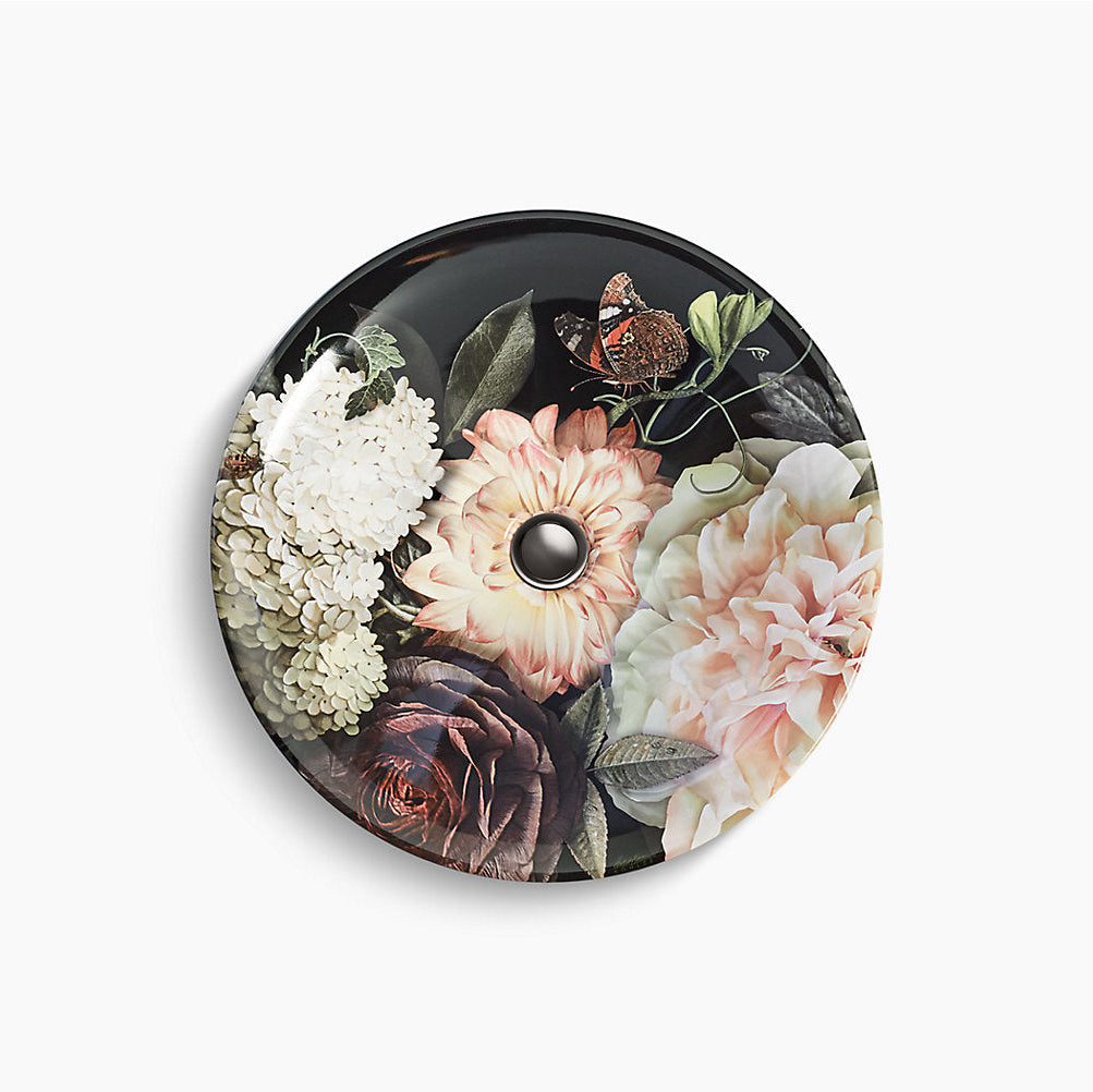 KOHLER Dutchmaster Floral Carillon Self Rimming Basin Round (449mm)