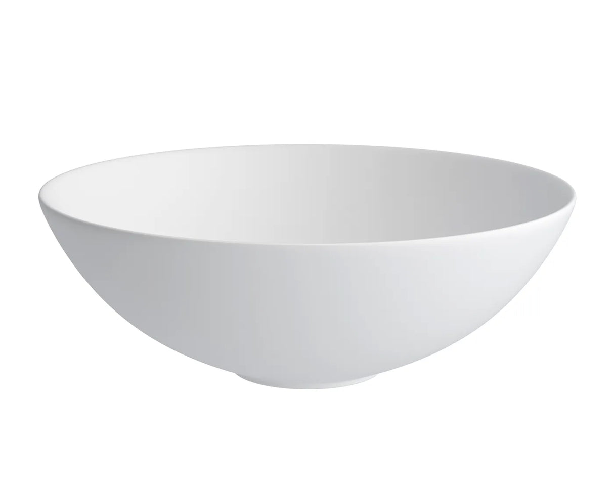 Bondi Matte White Basin (Round: 400x400x135)