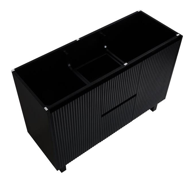 Brighton Freestanding PVC Vanity 1200mm (Double Bowl)(Matte Black)