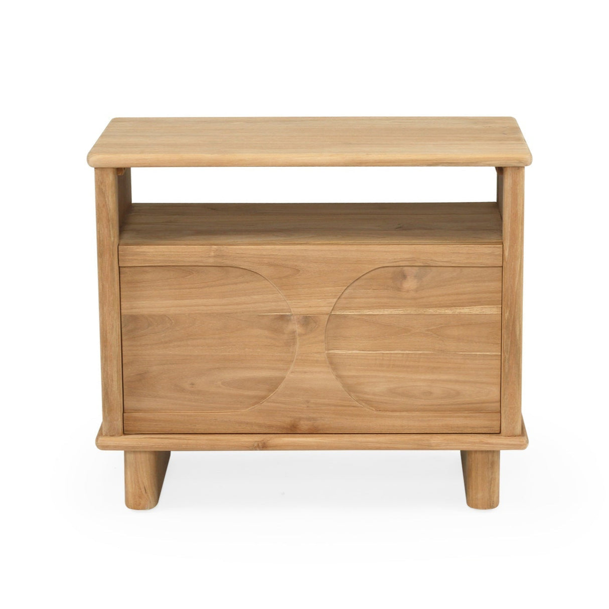 Bruce Teak Bedside Table 0.65m