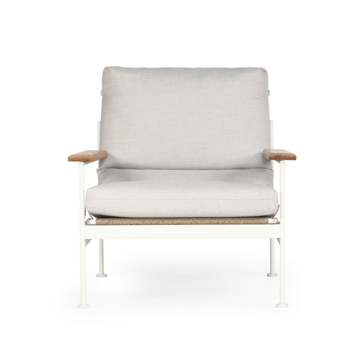 Brynn Outdoor 1 Seater Sofa – Pearl Whitley 0.84m