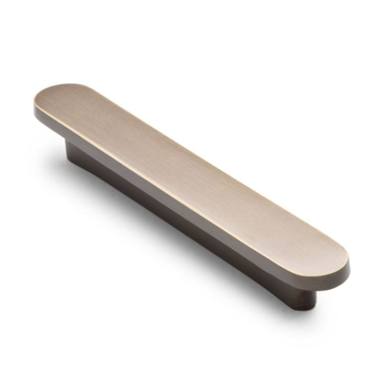 Manovella Aged Brass Oval Profile Cabinet Pull - Imogen