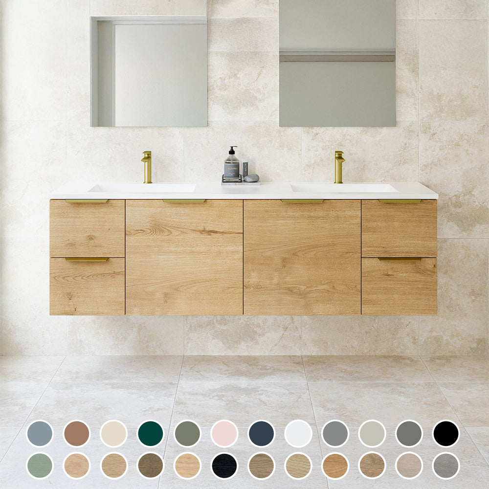 Timberline Carlo Wall Hung Vanity (All Sizes)