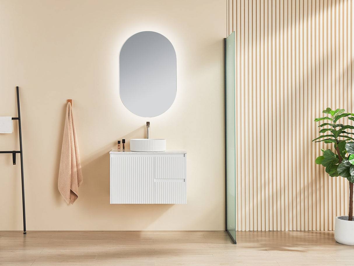 Brindabella Wall Hung PVC Cabinet 750mm (Matte White)