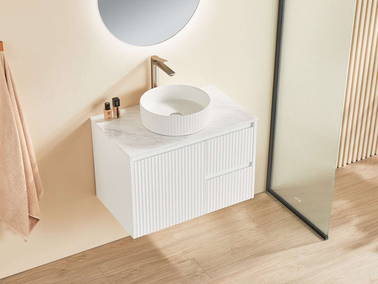 Brindabella Wall Hung PVC Cabinet 750mm (Matte White)