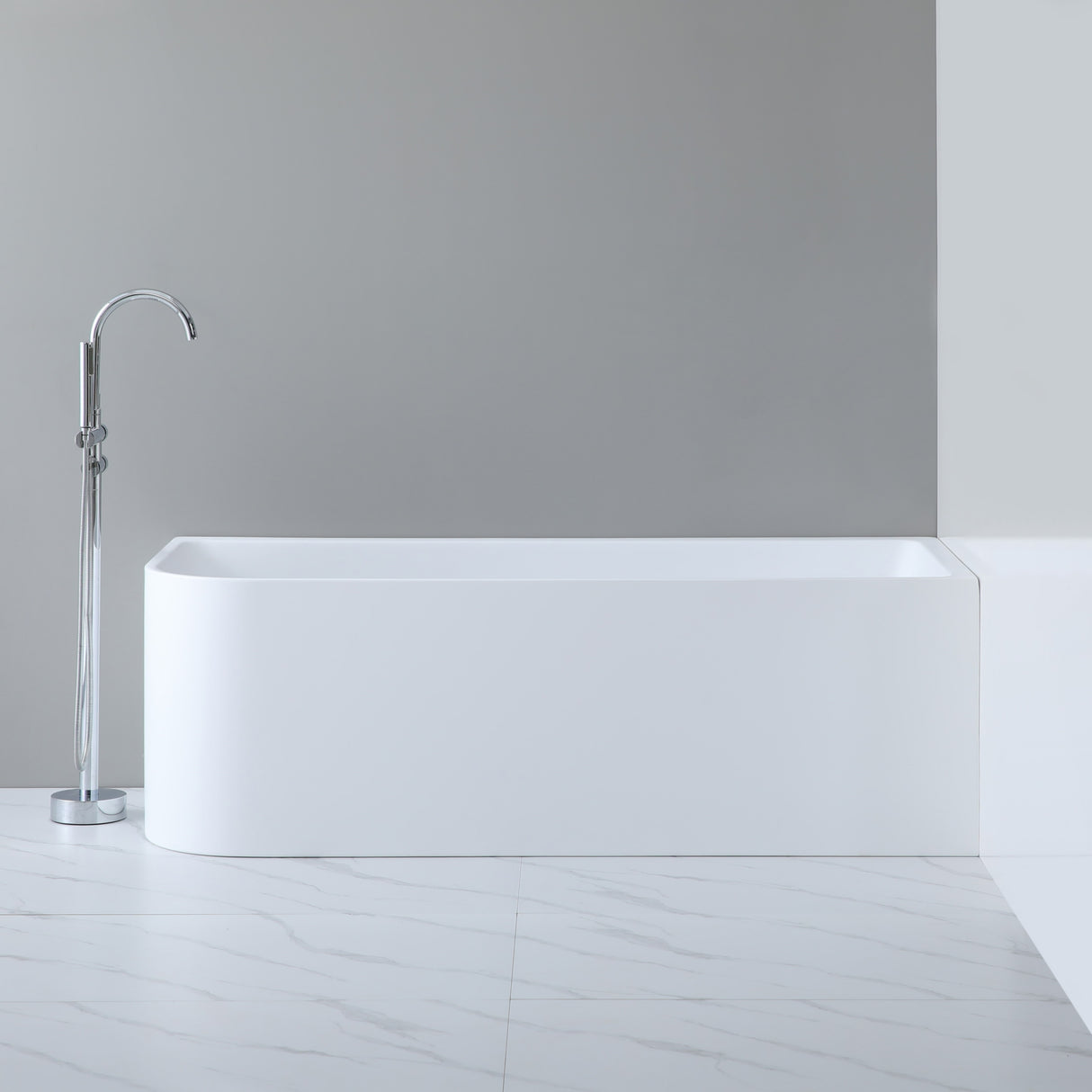 Casey Corner Back to Wall Bathtub Non-Overflow (Right Corner/Gloss White) (1400/1500/1700mm)
