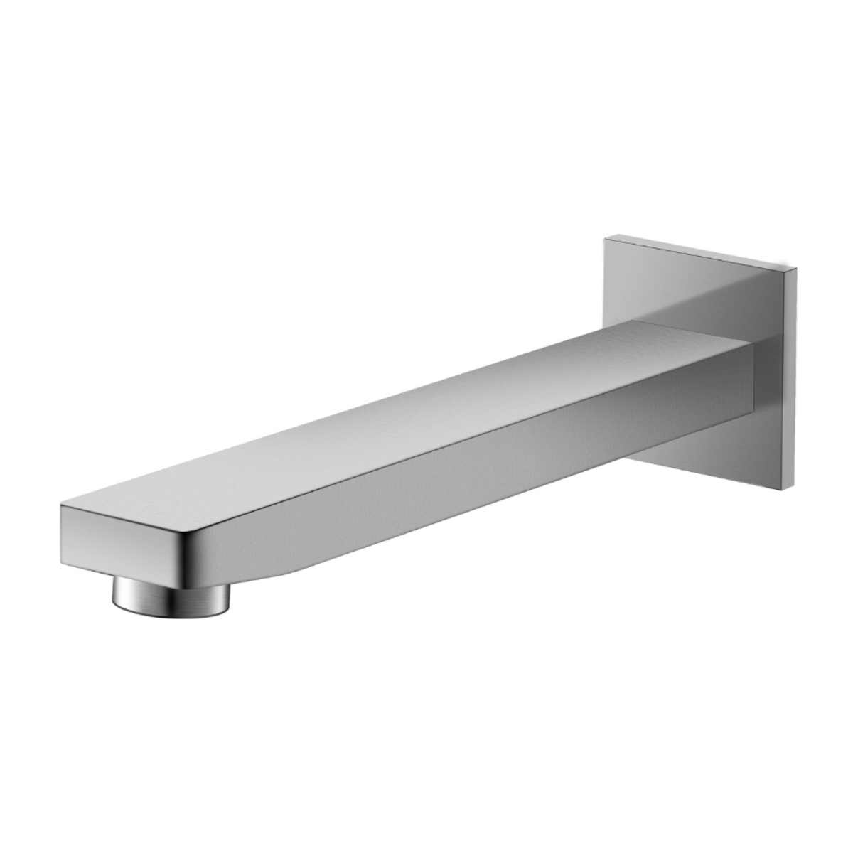 CERAM Bath Spout -Lead Free-200mm Brushed Nickel