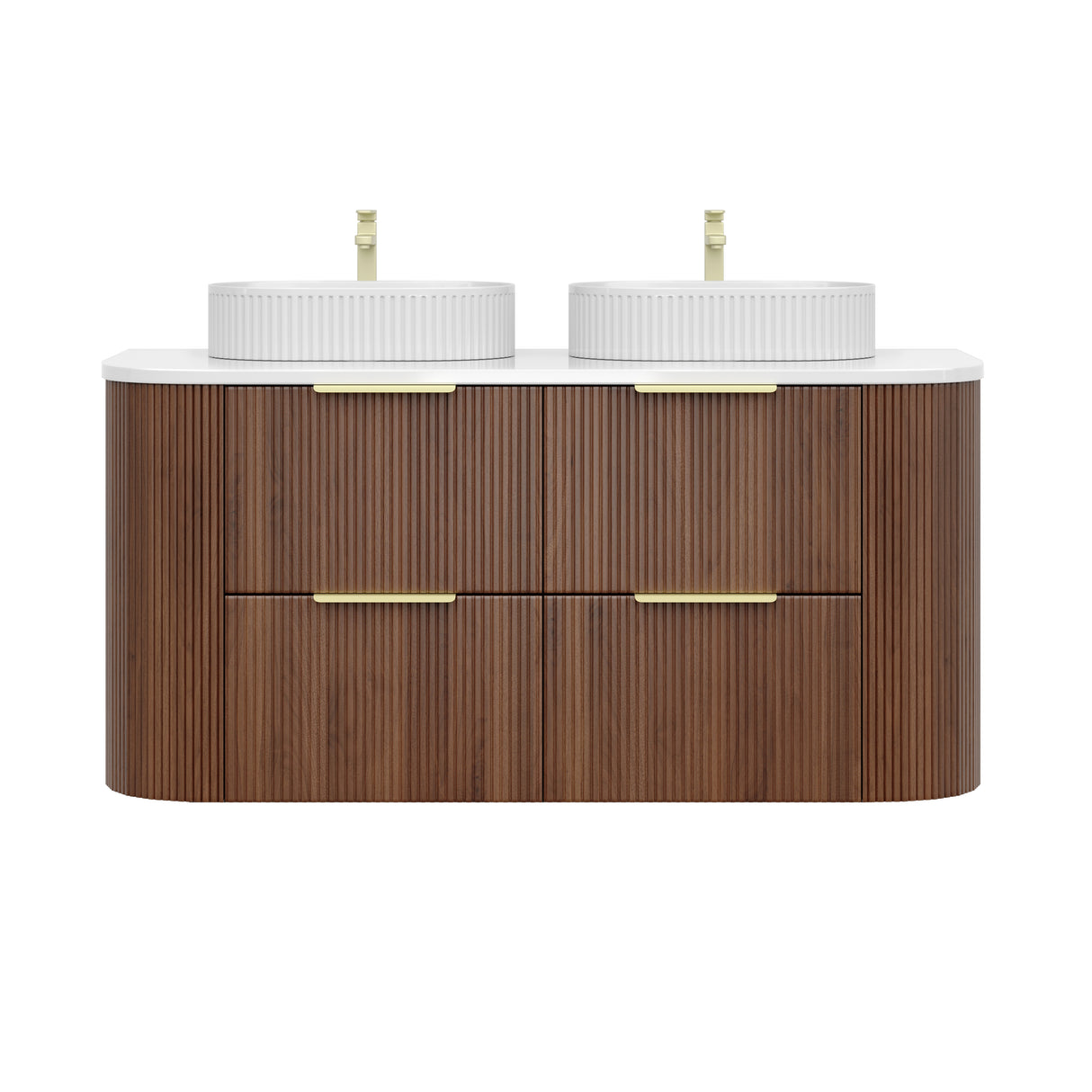 CETO ARTIS Wall Hung Vanity Walnut (All Sizes)