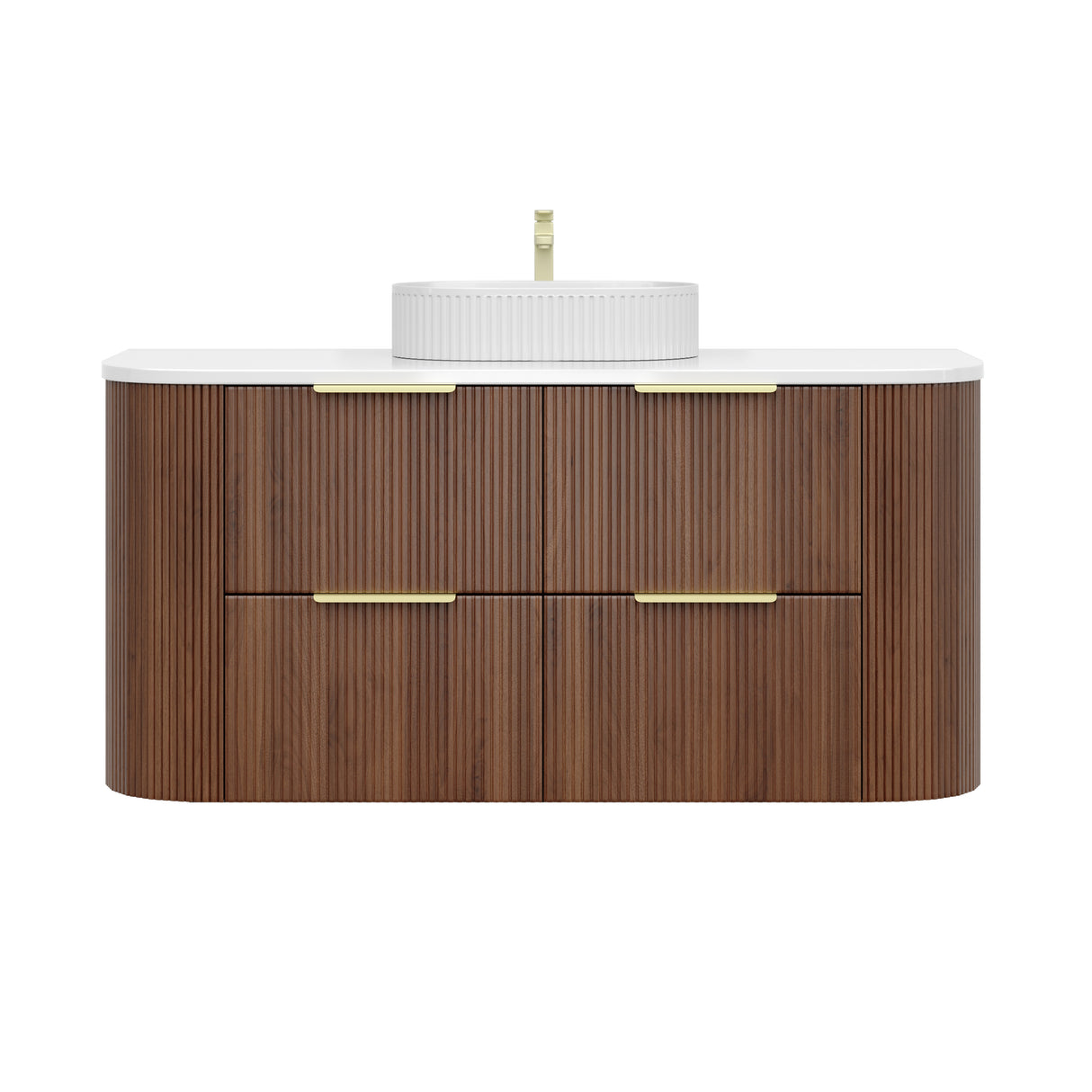 CETO ARTIS Wall Hung Vanity Walnut (All Sizes)