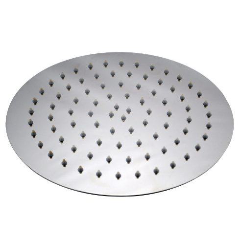 AQU Super Slim Round Rainfall Shower Head 250mm - Chrome
