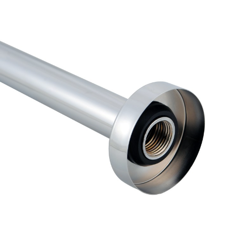AQU Round Ceiling Shower Arm 300mm - Chrome