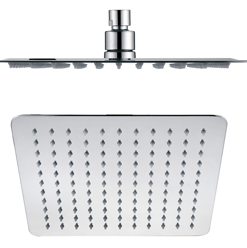 200mm Square Chrome Shower Station Top Inlet