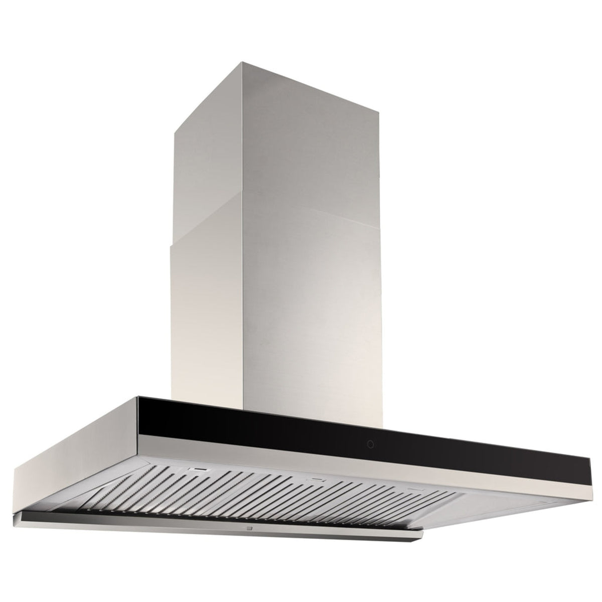 Black Glass Baffle Filter Q Series Rangehood - 900mm