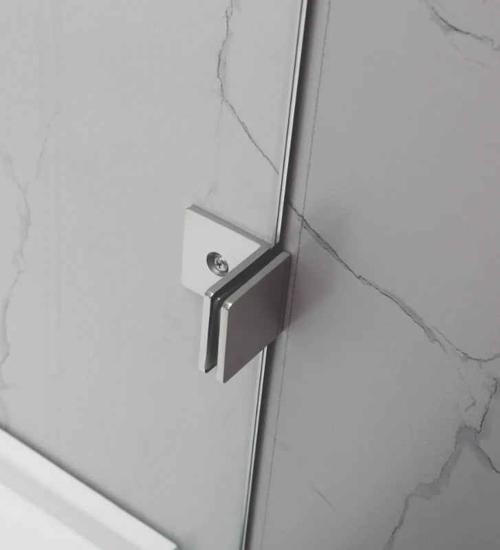 COVEY Wall To Wall Diamond Frameless Pivot Hinge Door Shower Screen