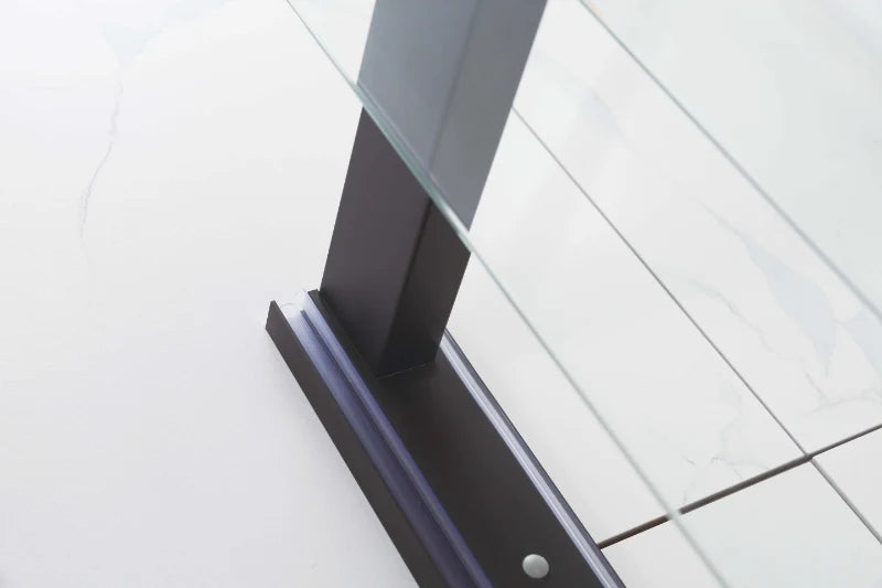 COVEY Wall To Wall Frameless Double Sliding Door Shower Screen (By-pass Sliding Door)