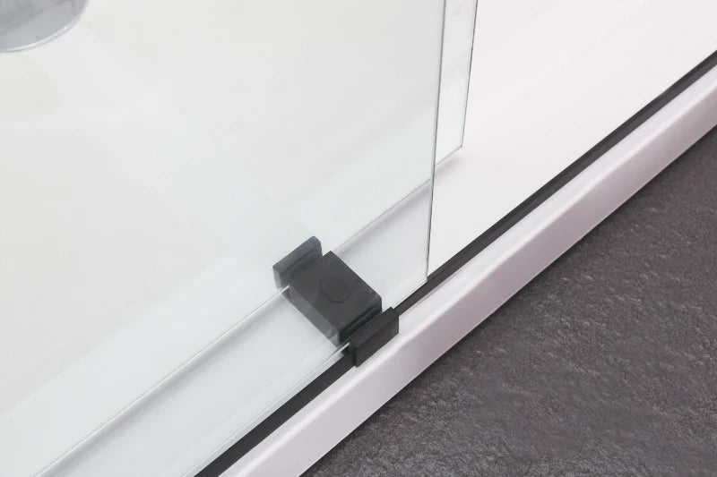 COVEY Wall To Wall Frameless Double Sliding Door Shower Screen (By-pass Sliding Door)