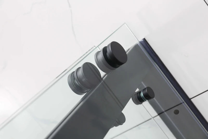 COVEY Wall To Wall Frameless Double Sliding Door Shower Screen (By-pass Sliding Door)