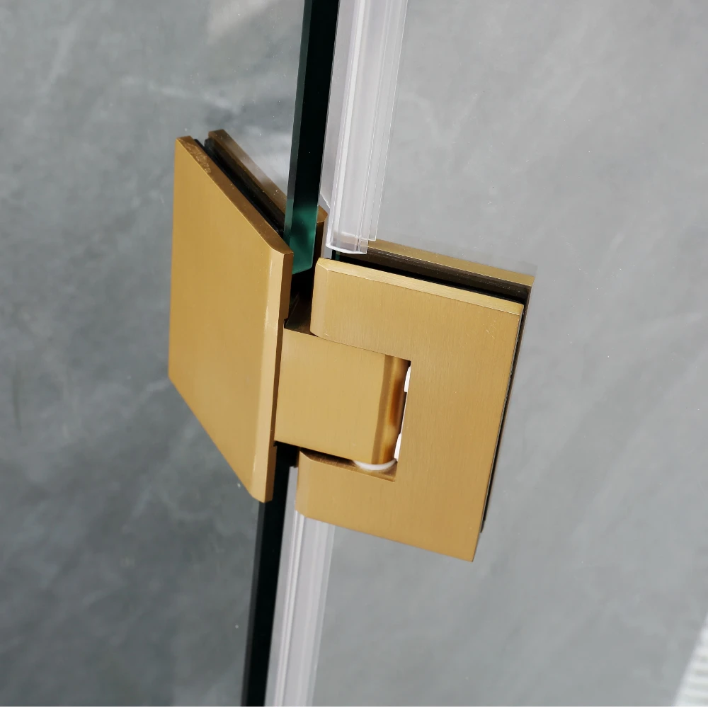 COVEY Wall To Wall Diamond Frameless Pivot Hinge Door Shower Screen