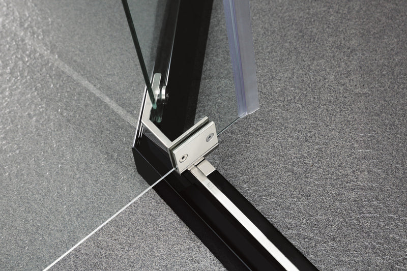 COVEY Semi-Framed Pivot Door Diamond Shower Screen