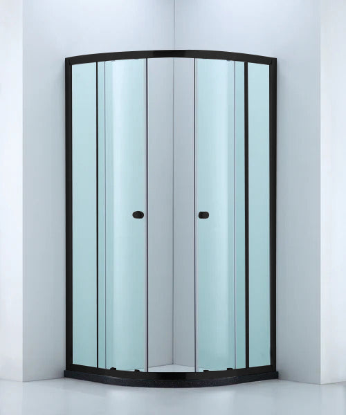 COVEY Wall To Wall Semi-Framed Curved Sliding Door Shower Screen