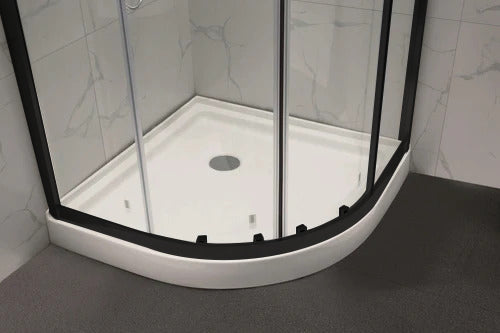 COVEY Wall To Wall Semi-Framed Curved Sliding Door Shower Screen