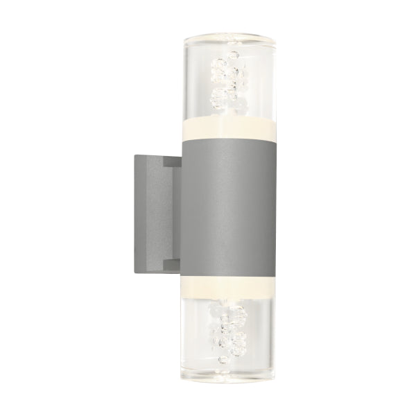 Calgary Exterior Wall Light Silver IP54