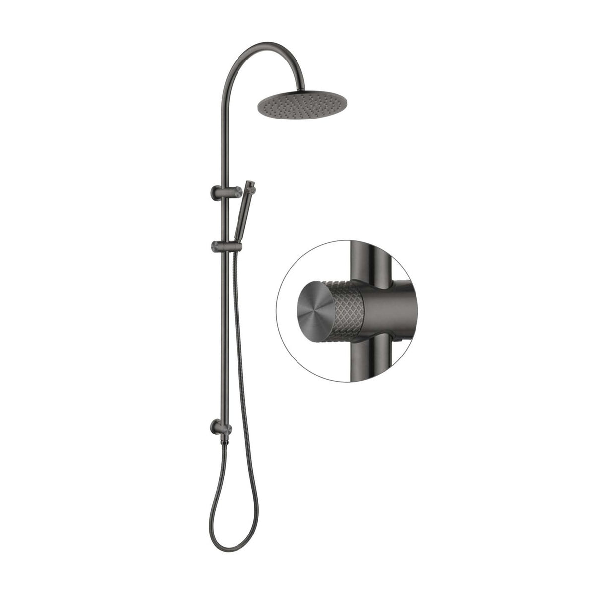 Celine Twin Shower Combo Brushed Gun Metal