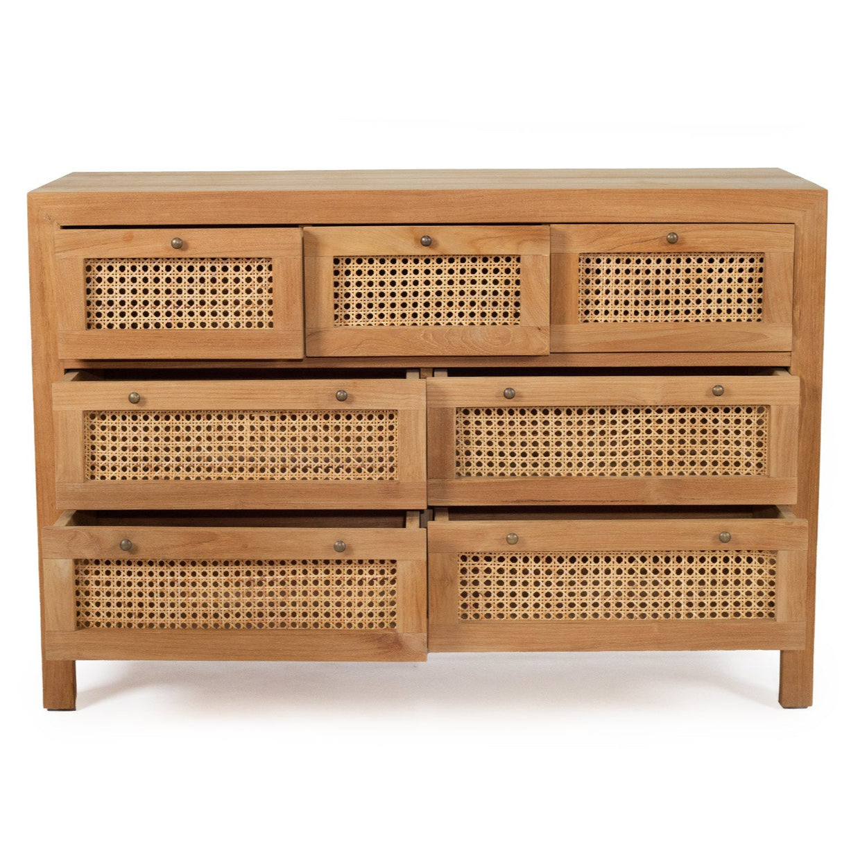 Charlie Chest Of Teak Drawers - 1.23m