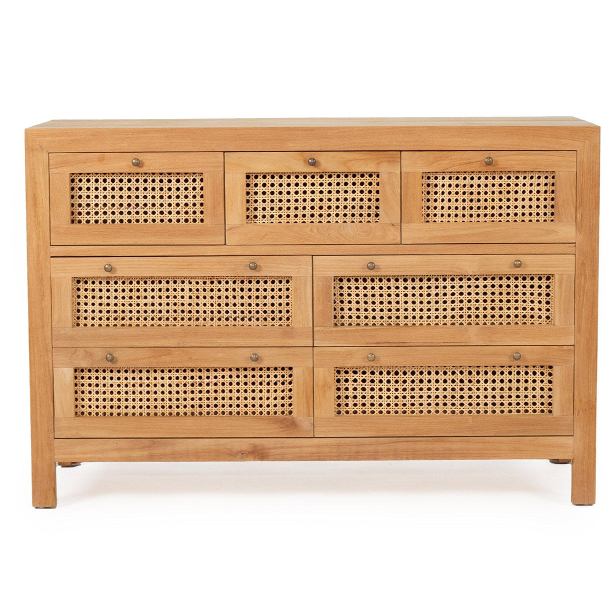 Charlie Chest Of Teak Drawers - 1.23m
