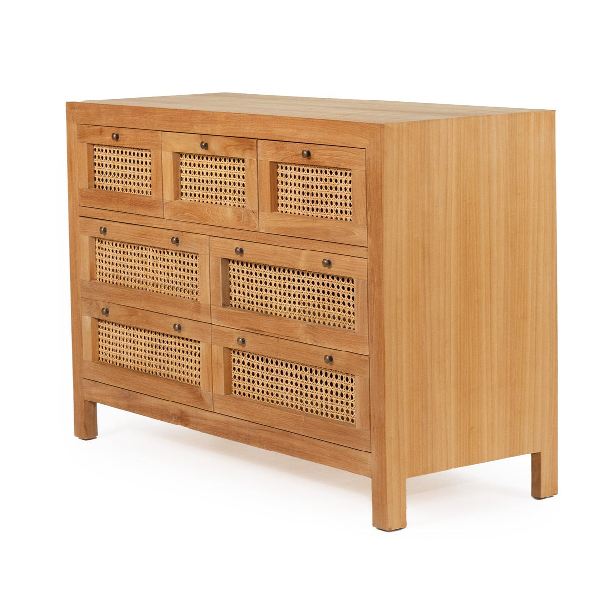 Charlie Chest Of Teak Drawers - 1.23m
