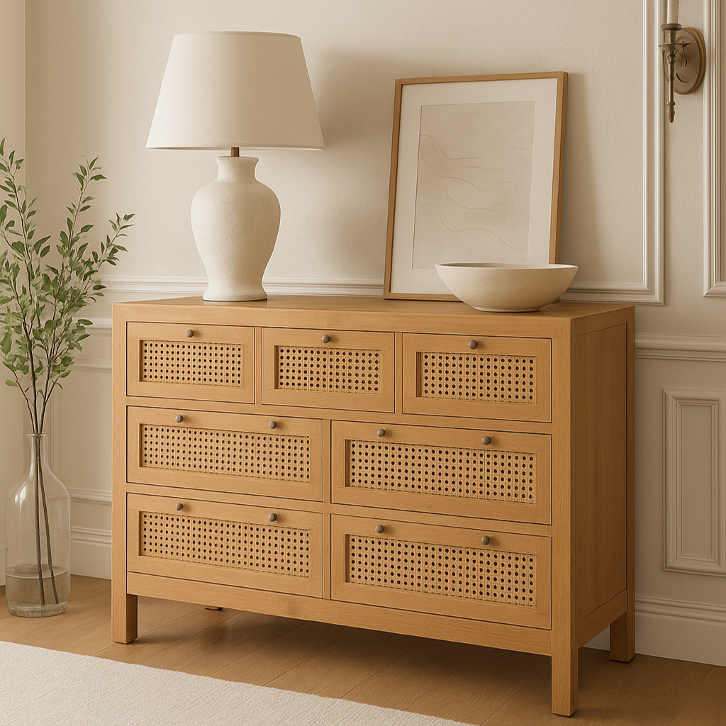Charlie Chest Of Teak Drawers - 1.23m
