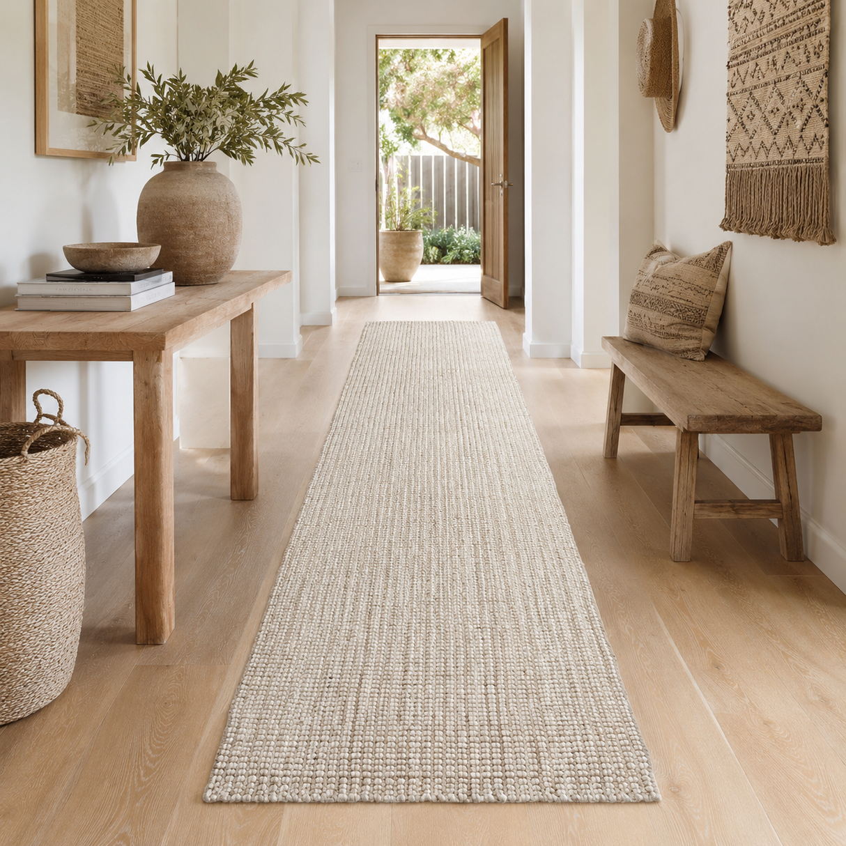 Arabella Natural Runner Rug