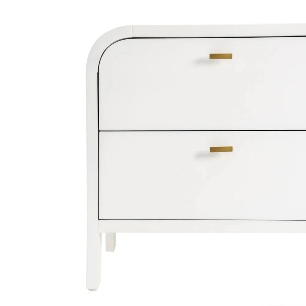 Chisholm Oak Bedside Table - White