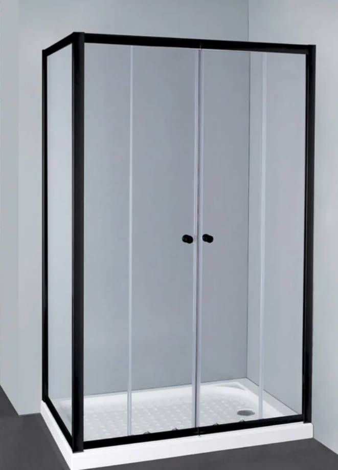 Covey Semi-Framed Double Horizontal Sliding Door Shower Screen