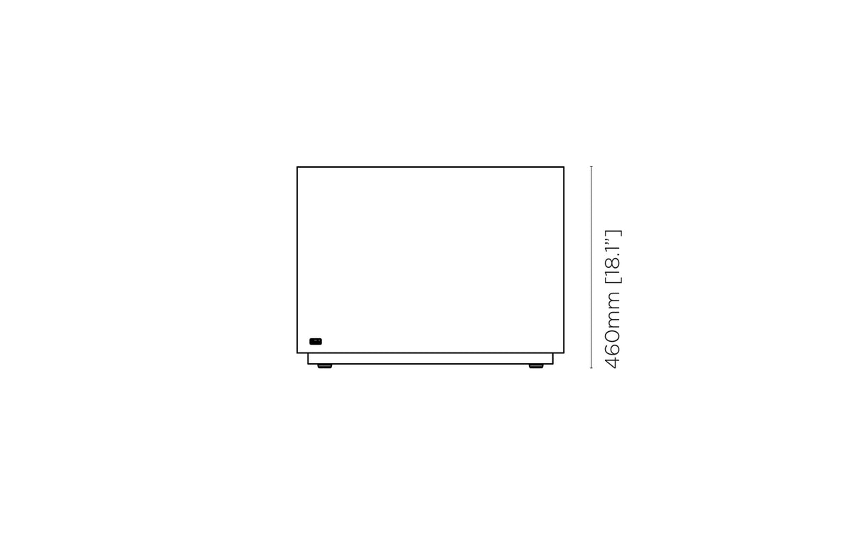 EcoSmart CUBE 24 Concrete Coffee Table