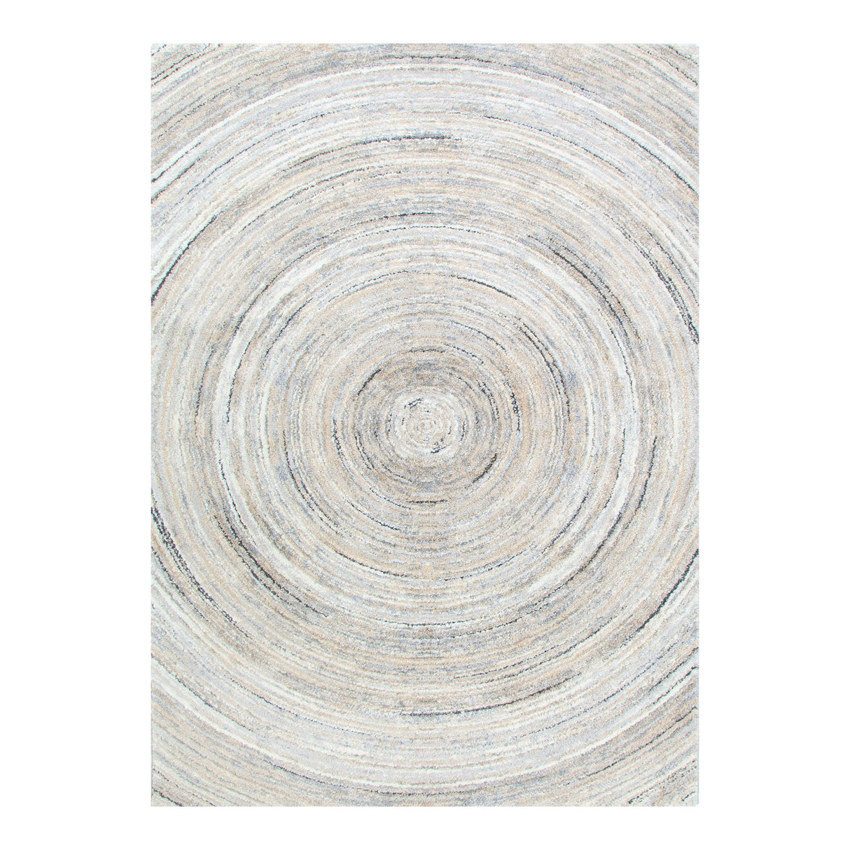 Dorado Modern Ripple Grey Beige Rug