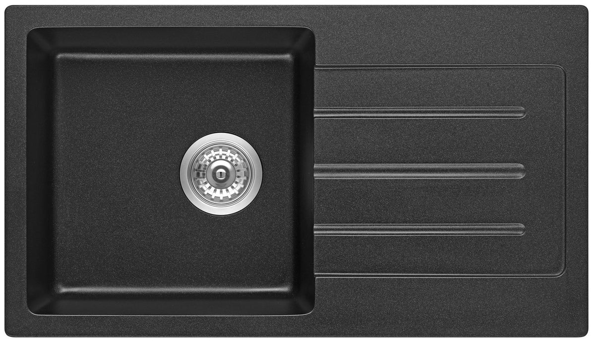 Fomos Sink 770 x 440mm - Single Bowl w/ Drainer