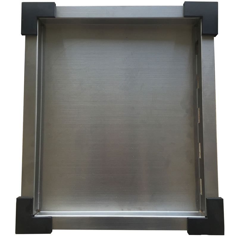 Square Tray with Side Hole (Stainless Steel)