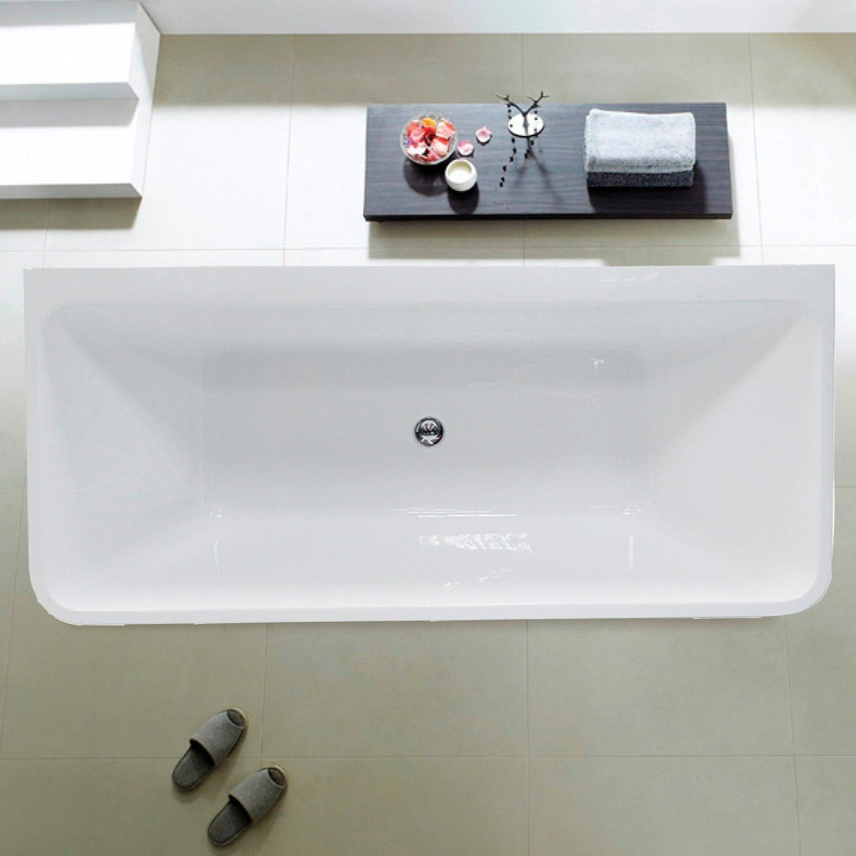 Dunton Insert Bathtub with Non-Overflow (Gloss White) (1500/1700mm)-Clearance