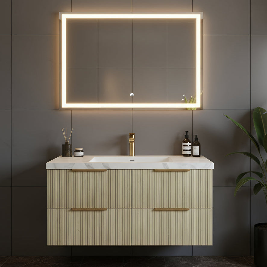 EDEN Wall Hung Vanity Classic Oak