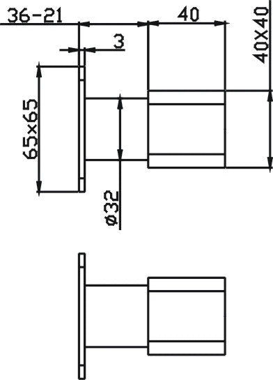 Elegant Wall Top Assemblies (Black)