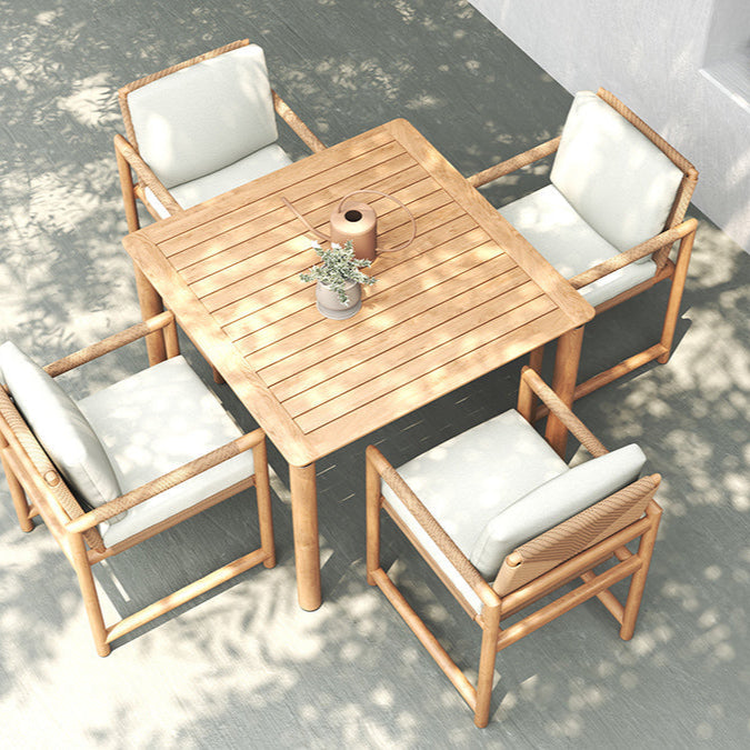 Elara Outpost Teak Dining Armchair