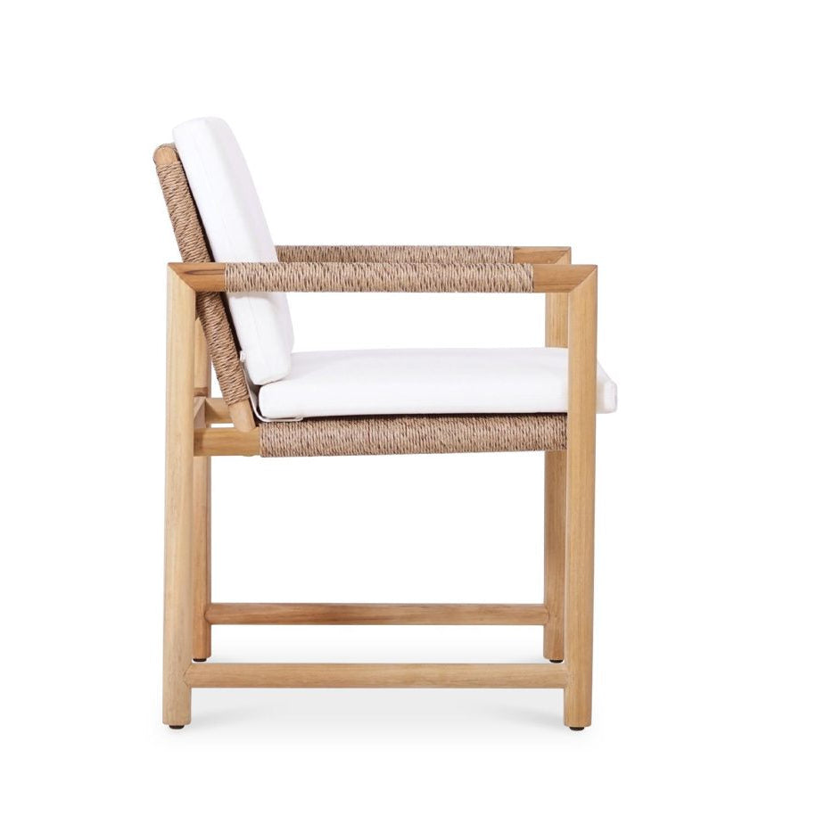 Elara Outpost Teak Dining Armchair
