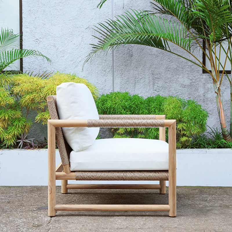 Elara Outpost Teak Sofa - 1 Seater