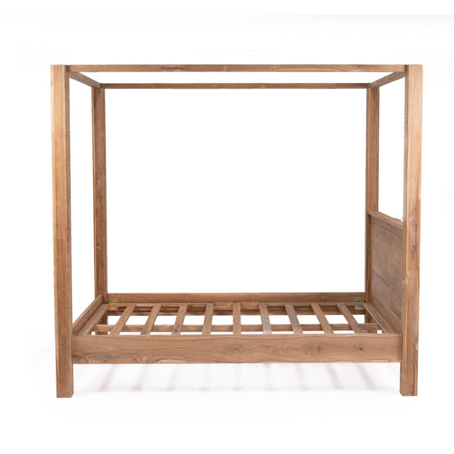 Elara Teak Four Post Bed - King - 1.94m