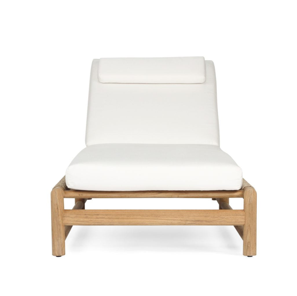 Elara Teak Sunlounger