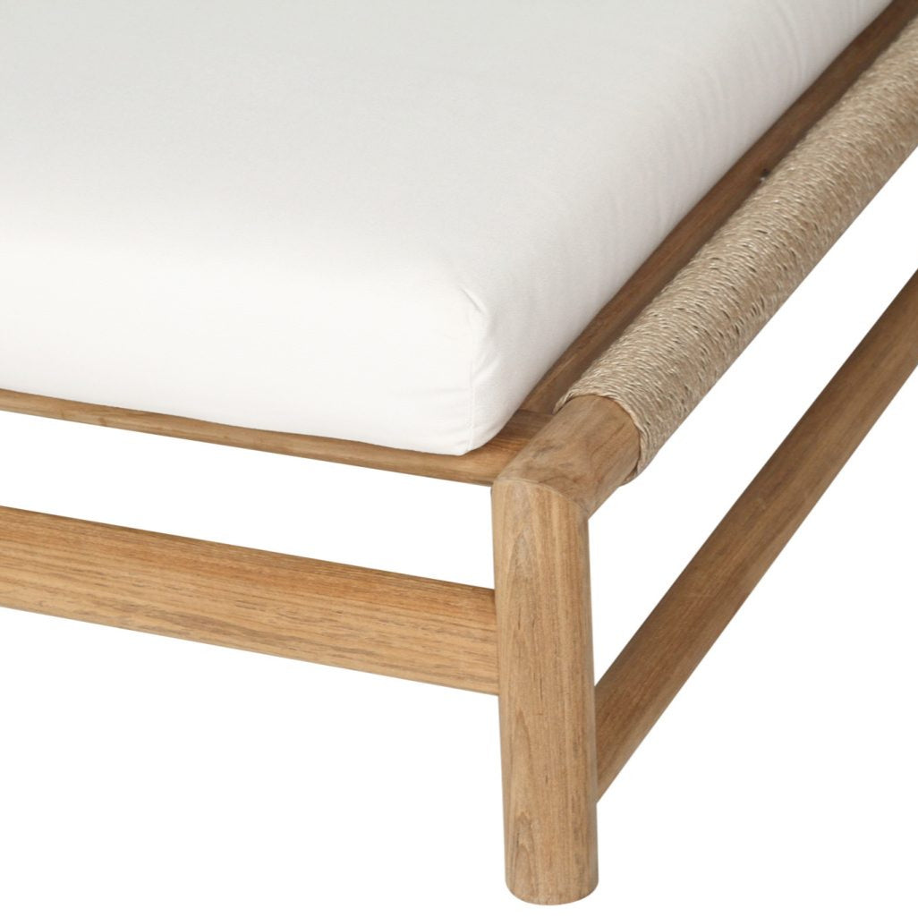 Elara Teak Sunlounger