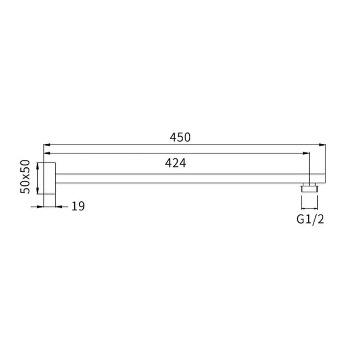 Eric Wall Shower Arm 450mm