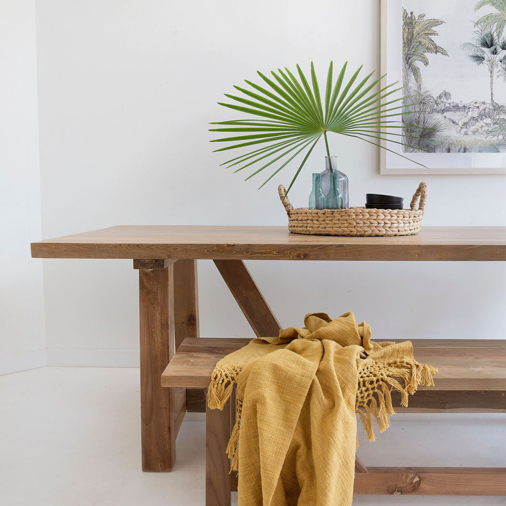 Farmstead Teak Bench Seat- 2.6m