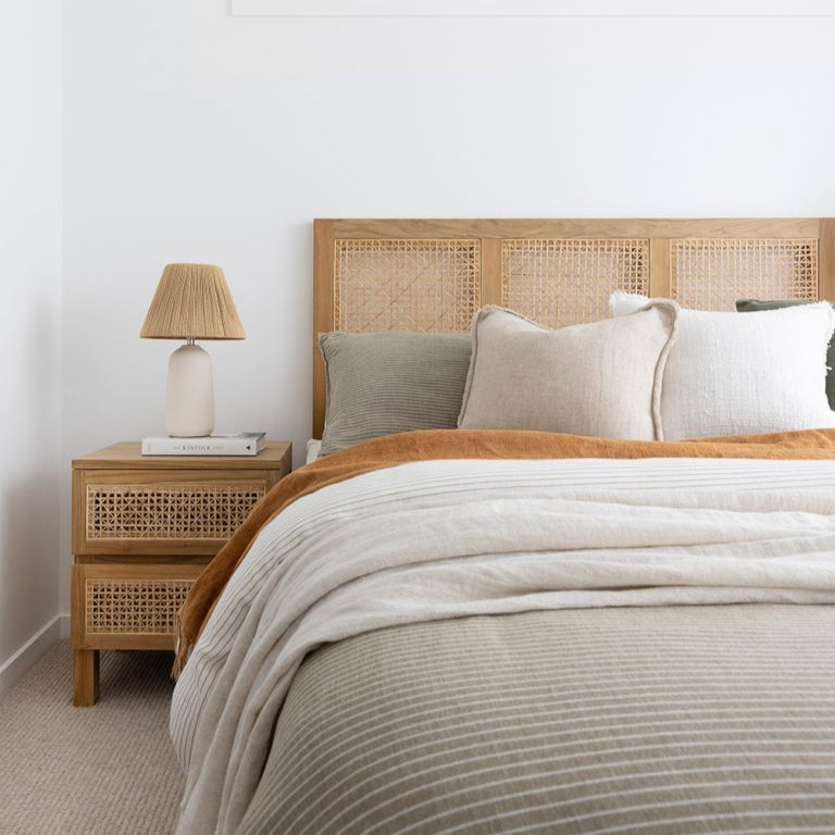 Fern Teak Bed - King Size - 1.95m